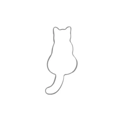 emporte-pièce en inox chat assis 6.5 cm - Birkmann
