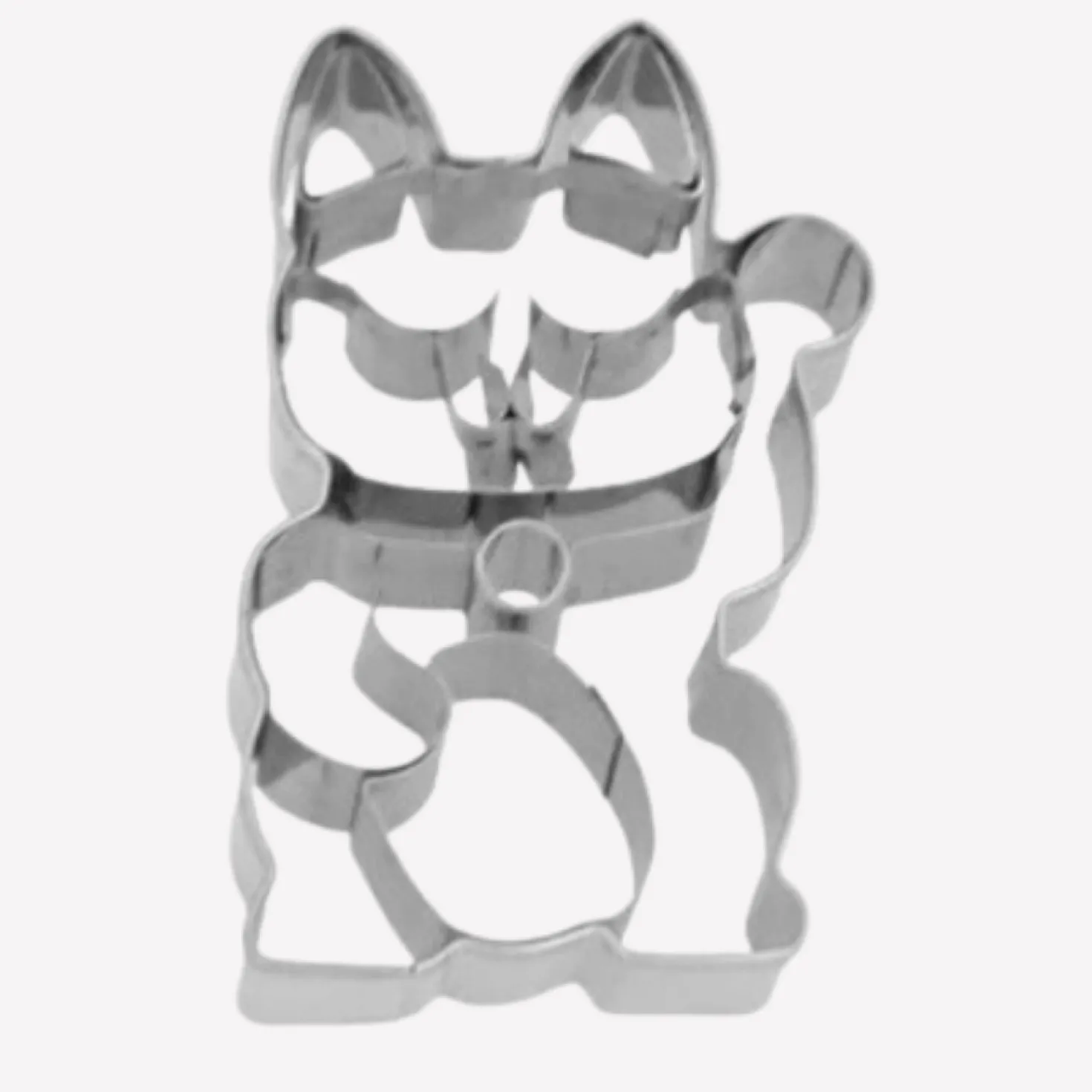 Emporte-pièce en inox chat porte-bonheur 6,5 cm - Birkmann