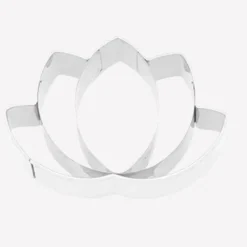 Emporte-pièce en inox fleur de lotus 6 cm - Birkmann
