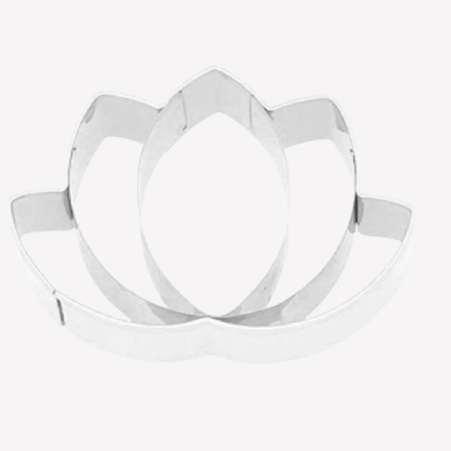 Emporte-pièce en inox fleur de lotus 6 cm - Birkmann