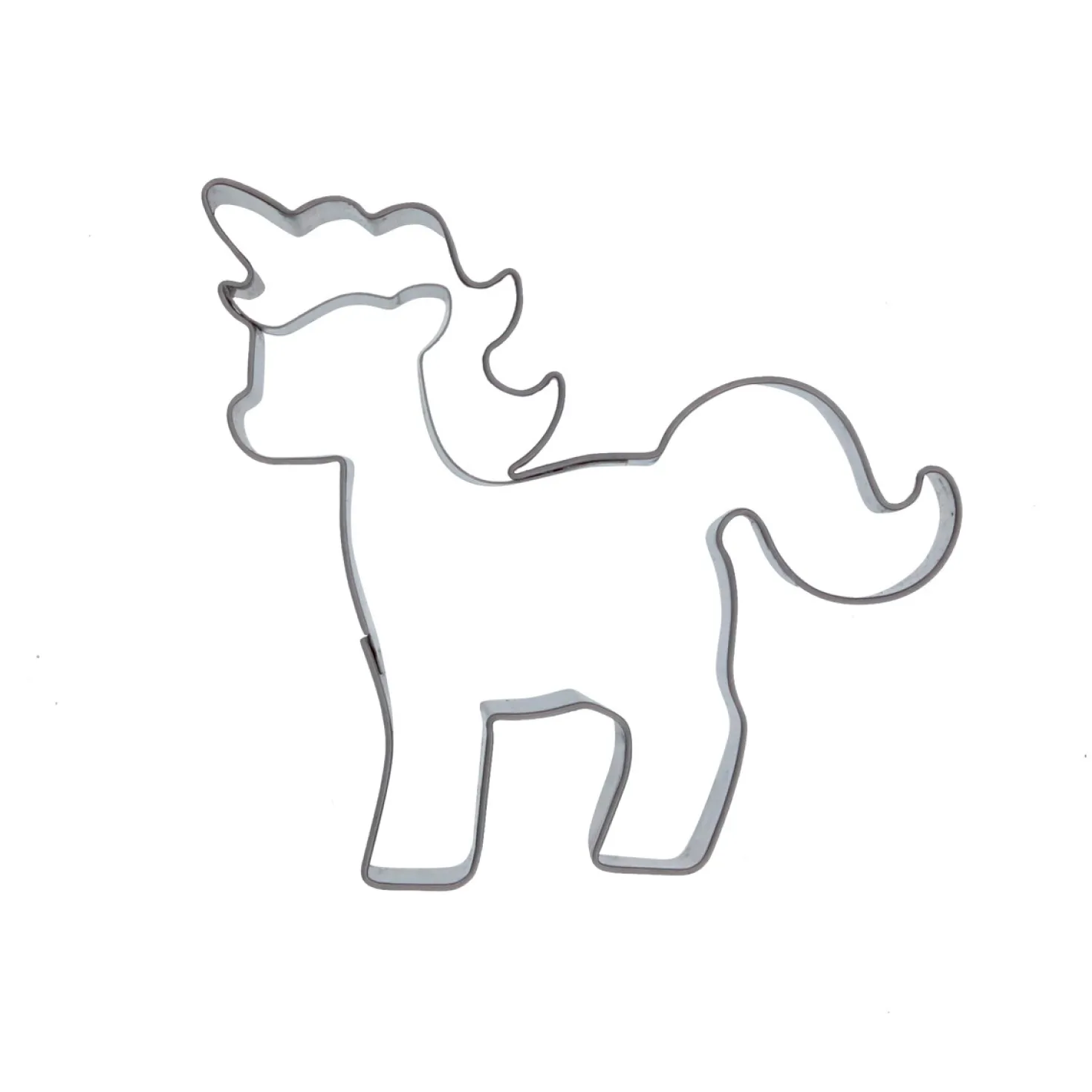 Emporte-pièce en inox licorne 8.5 cm - Birkmann