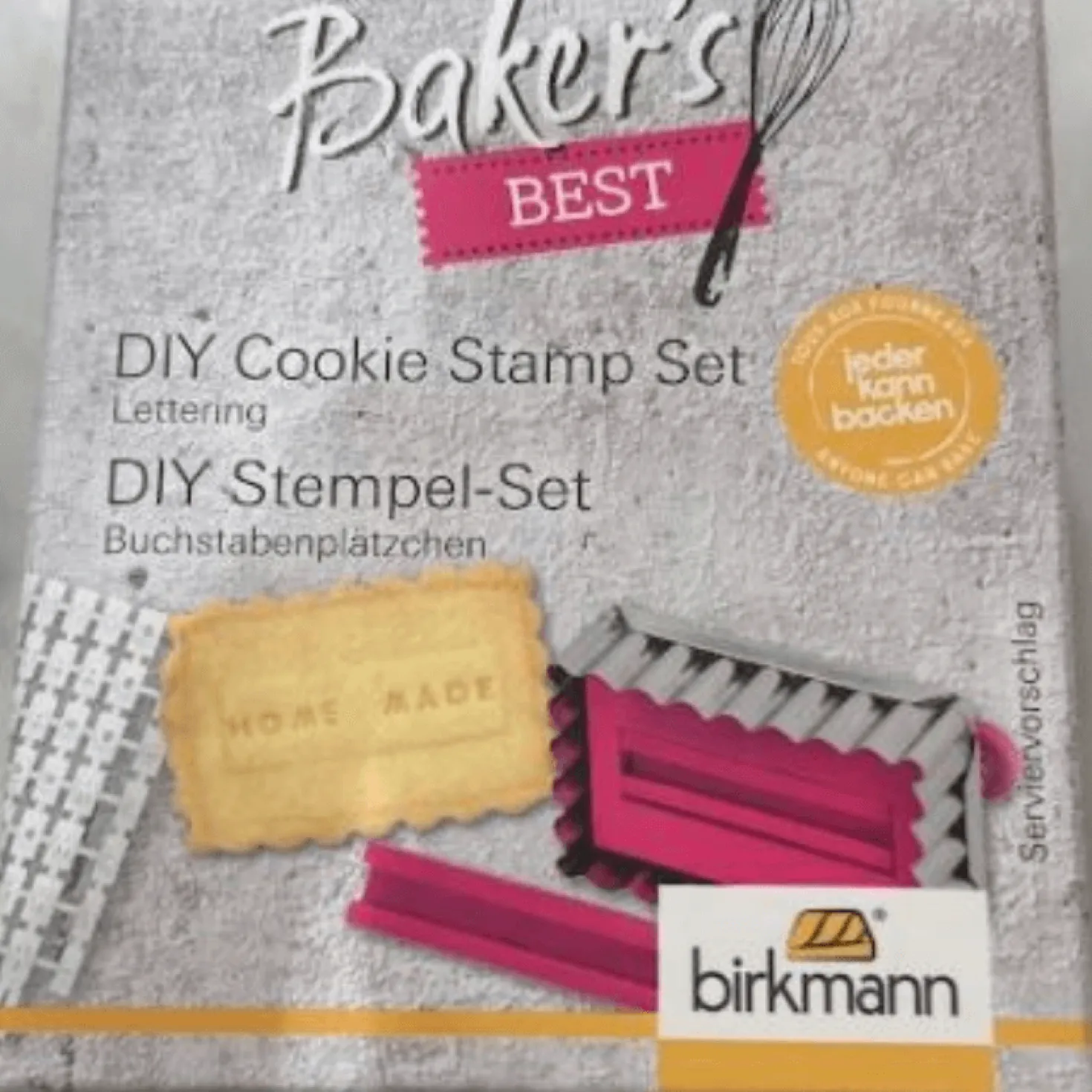 Emporte-pièce Petit Beurre personnalisable - Birkmann