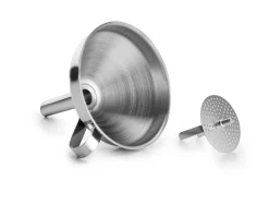 Entonnoir en inox. diamètre 10 cm avec filtre - Ibili
