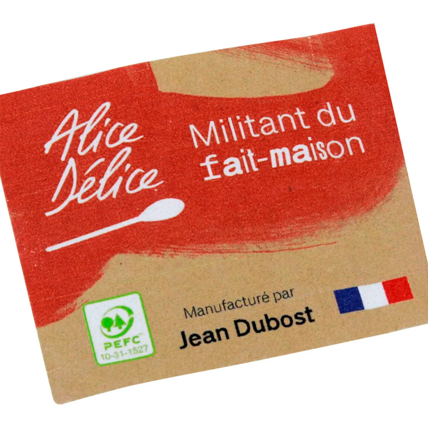 Eplucheur lame lisse 2 tranchants chêne PEFC - Alice Délice