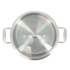 Faitout inox triply 24 cm sans PFAS - Ménastyl