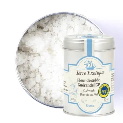 Fleur de sel de Guérande IGP 90 gr - Terre Exotique