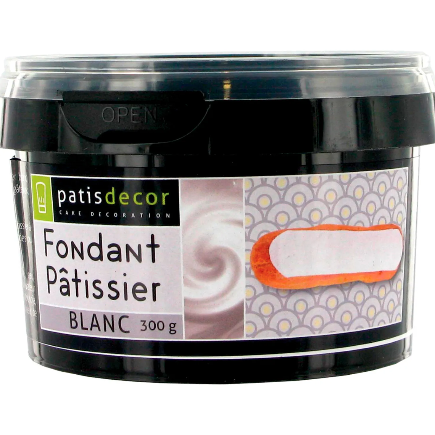 Fondant pâtissier blanc 300 gr - Patisdecor