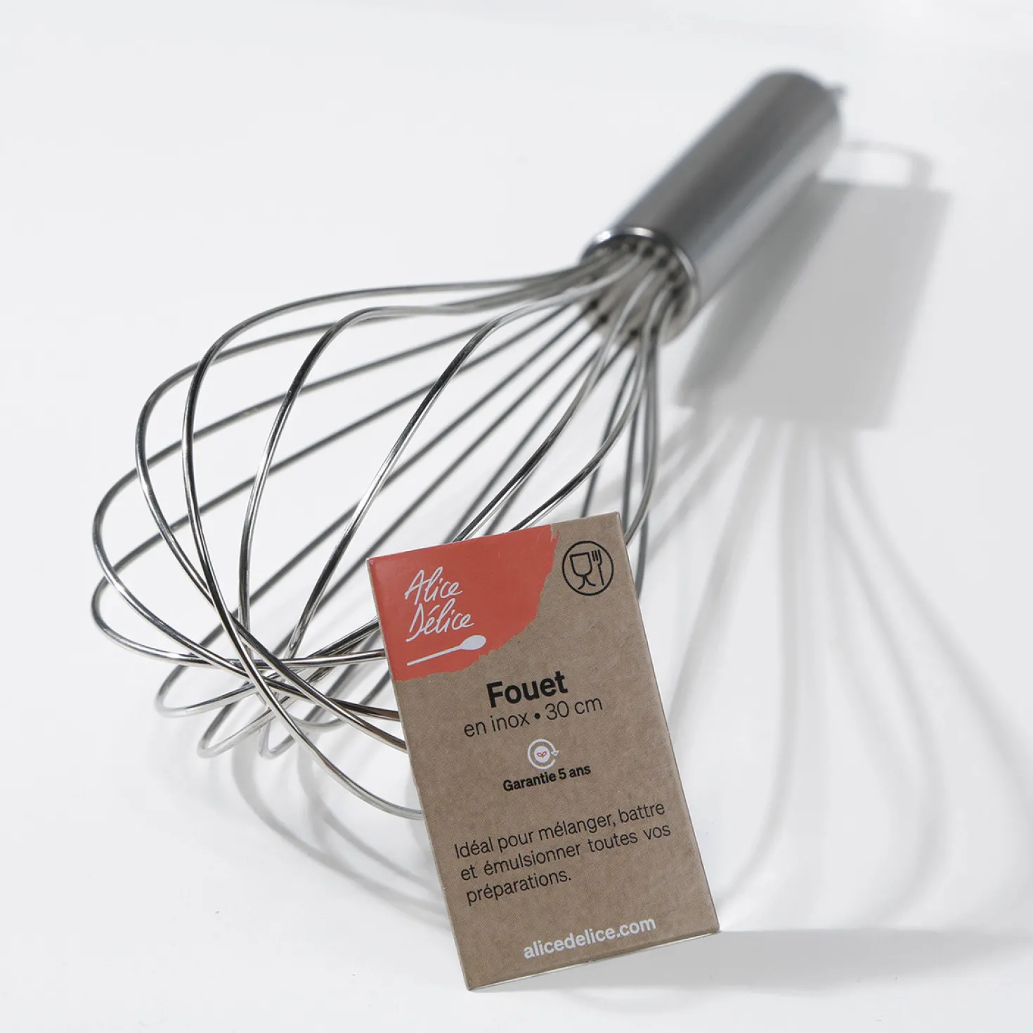 Fouet en inox 30 cm - Alice Délice