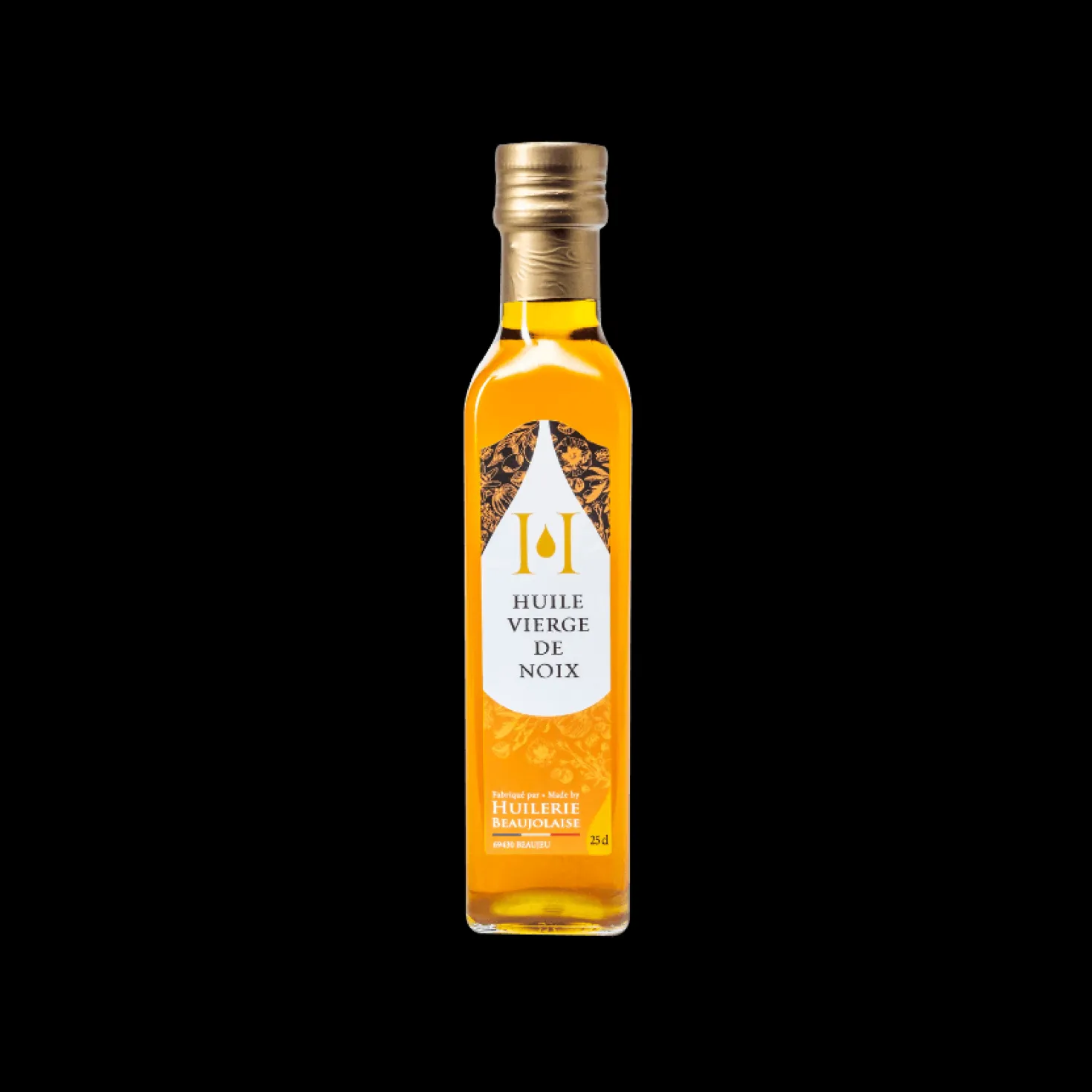 Huile vierge Noix toastée 25 cl - Huilerie Beaujolaise