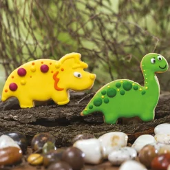 Kit 2 emporte-pièces en plastique : Dinosaure - Décora