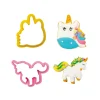 Kit 2 emporte-pièces en plastique : Licorne - Décora