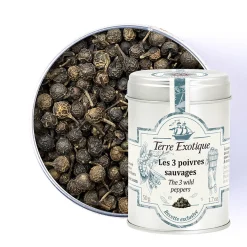 Les 3 poivres sauvages 50 gr - Terre exotique