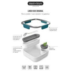 Lunch box Original olive 5.5 x 20 cm - Black & Blum