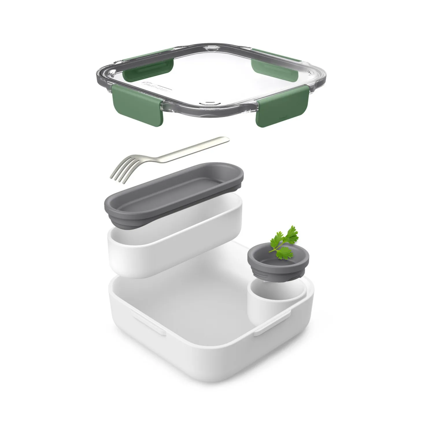 Lunch box Original olive 5.5 x 20 cm - Black & Blum