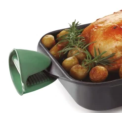 Maniques de casseroles en silicone x 2 - Ibili