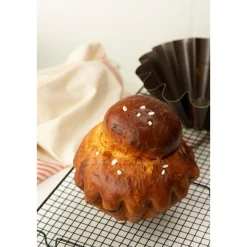 Moule à brioche en métal anti adhérent 4/6 parts- Alice Déli