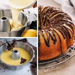 Moule à bundt cake en métal antiadhésif 27 x 8.5 cm - Decor