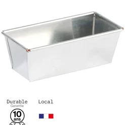 Moule à cake en fer blanc 6/7 parts 18 cm - Alice Délice