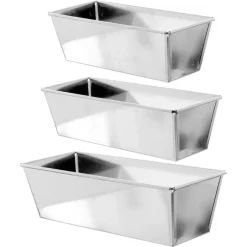 Moule à cake en fer blanc 8/9 parts 24 cm - Alice Délice