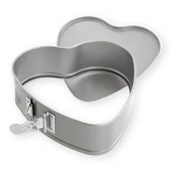 Moule à charnière coeur en métal anti adhérent 4/6 parts 20