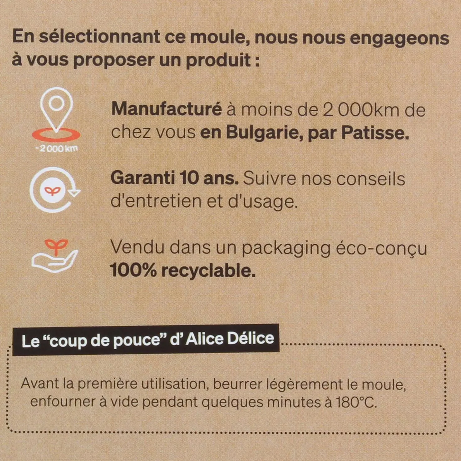 Moule à charnière en métal anti adhérent 8/10 parts 26 cm -