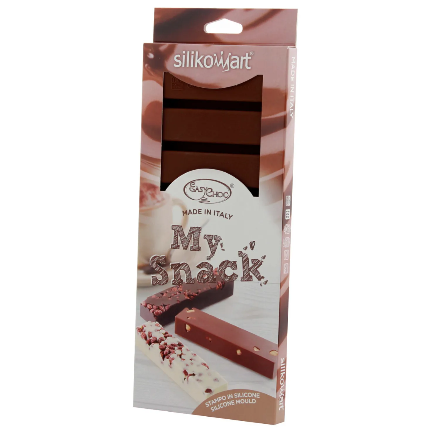 Moule à chocolat en silicone My Snack - Silikomart