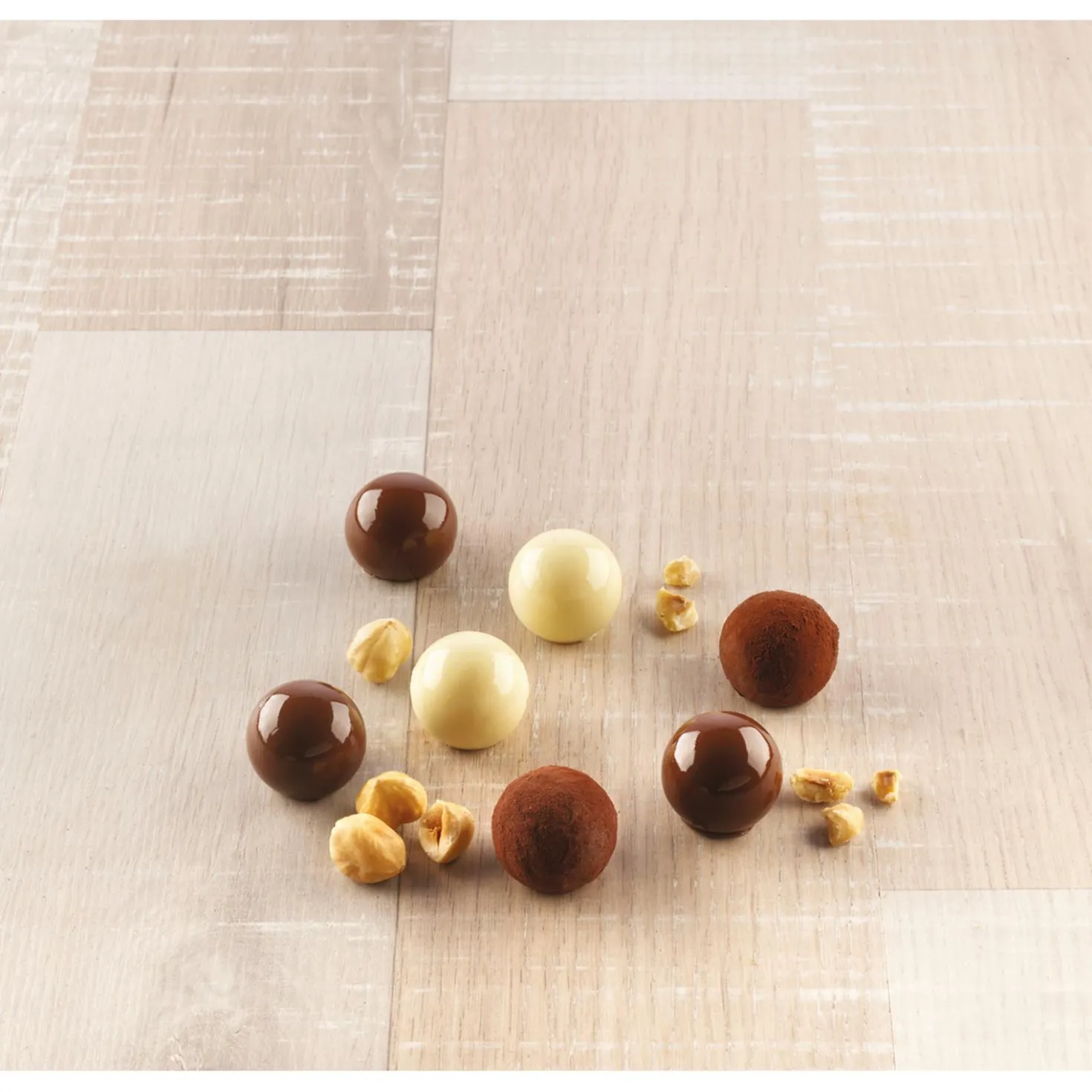 Moule à chocolat en silicone Tartufino - Silikomart