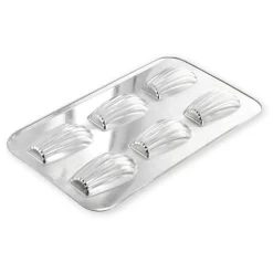 Moule 6 madeleines XL en fer blanc 39.5 cm - Alice Délice
