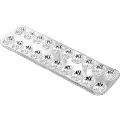 Moule 20 mini madeleines en fer blanc 40 cm - Alice Délice