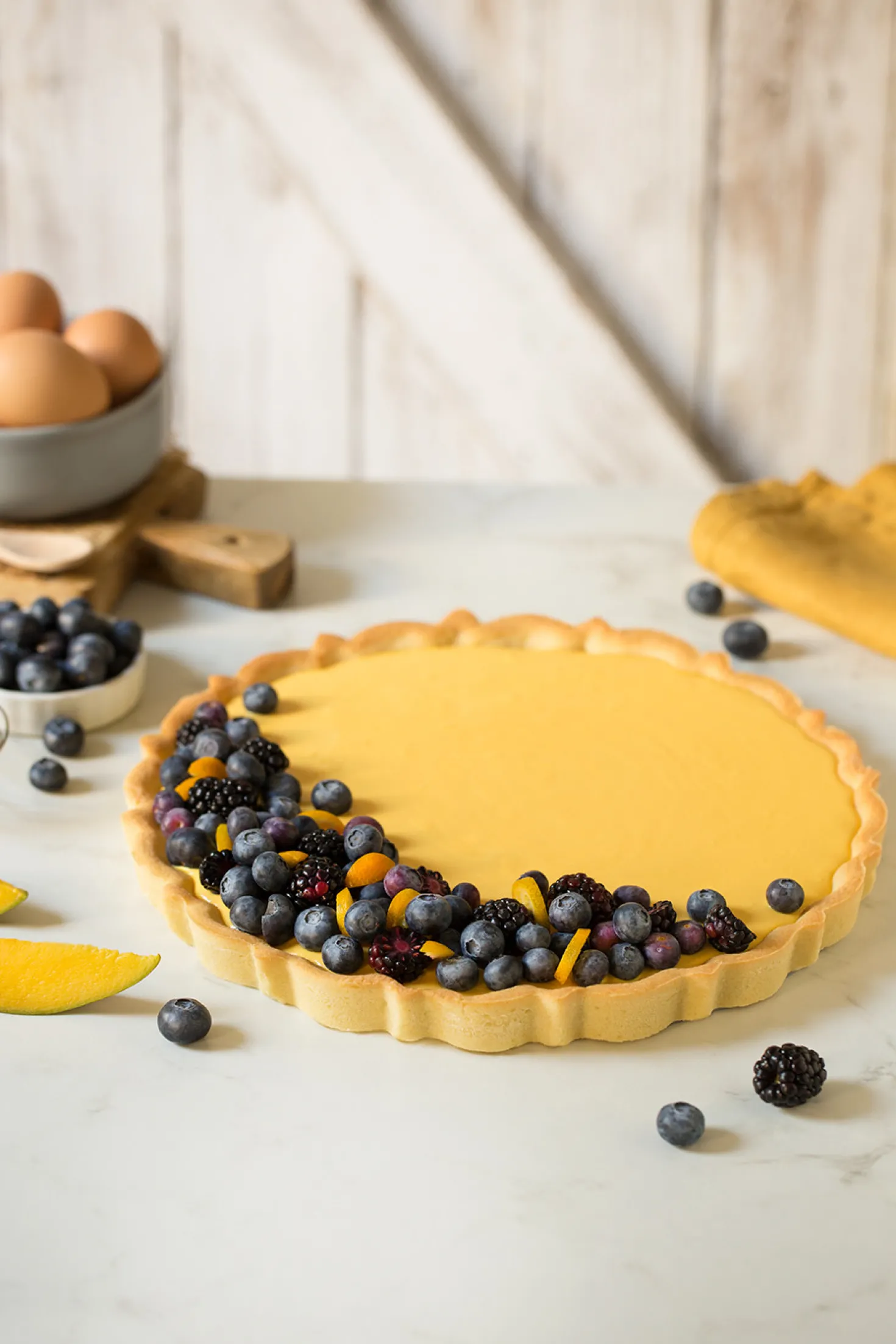 Moule à tarte avec fond amovible en métal anti adhésif 30 cm