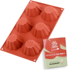 Moule en silicone 6 brioches - Alice Délice