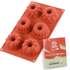 Moule en silicone 6 cakes fantaisies - Alice Délice
