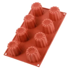 Moule en silicone 8 cannelés - Alice Délice