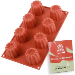 Moule en silicone 8 cannelés - Alice Délice
