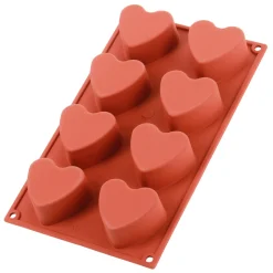 Moule en silicone 8 coeurs - Alice Délice