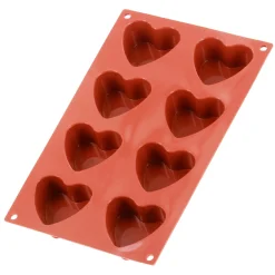 Moule en silicone 8 coeurs - Alice Délice