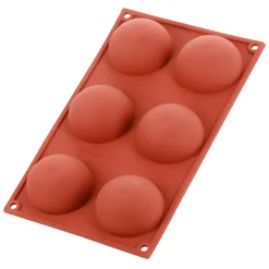 Moule en silicone 6 demi-sphères - Alice Délice
