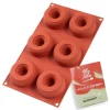 Moule en silicone 6 donuts - Alice Délice