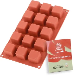 Moule en silicone 15 mini cubes - Alice Délice