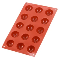 Moule en silicone 15 mini demi-sphères - Alice Délice