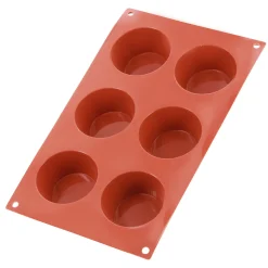 Moule en silicone 6 muffins - Alice Délice