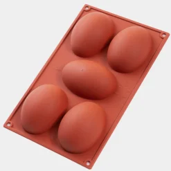 Moule en silicone 5 oeufs de Pâques - Alice Délice