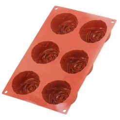 Moule en silicone 6 roses - Alice Délice