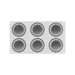 Moule en silicone 3D 6 mini Wave - Silikomart