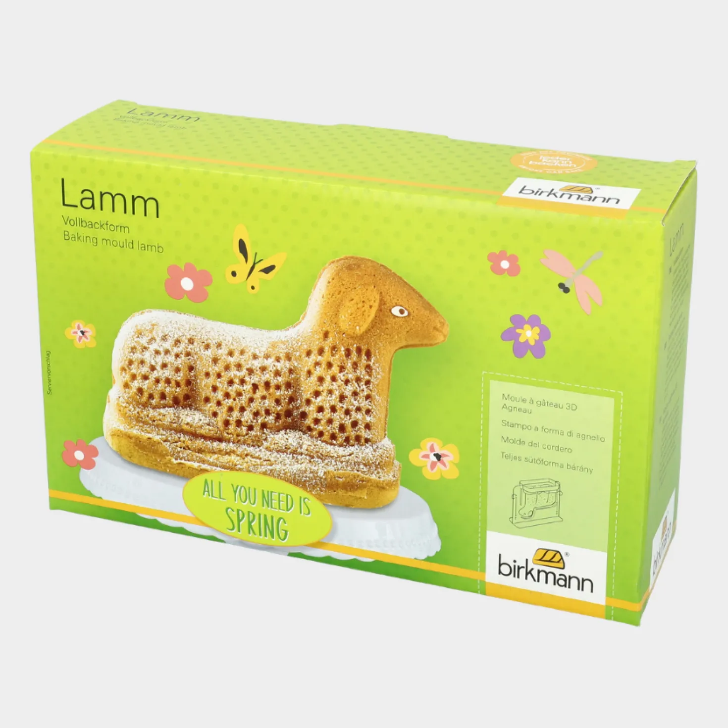 Moule gâteau anti-adhérent Agneau Pâques Sans pfas-Birkmann