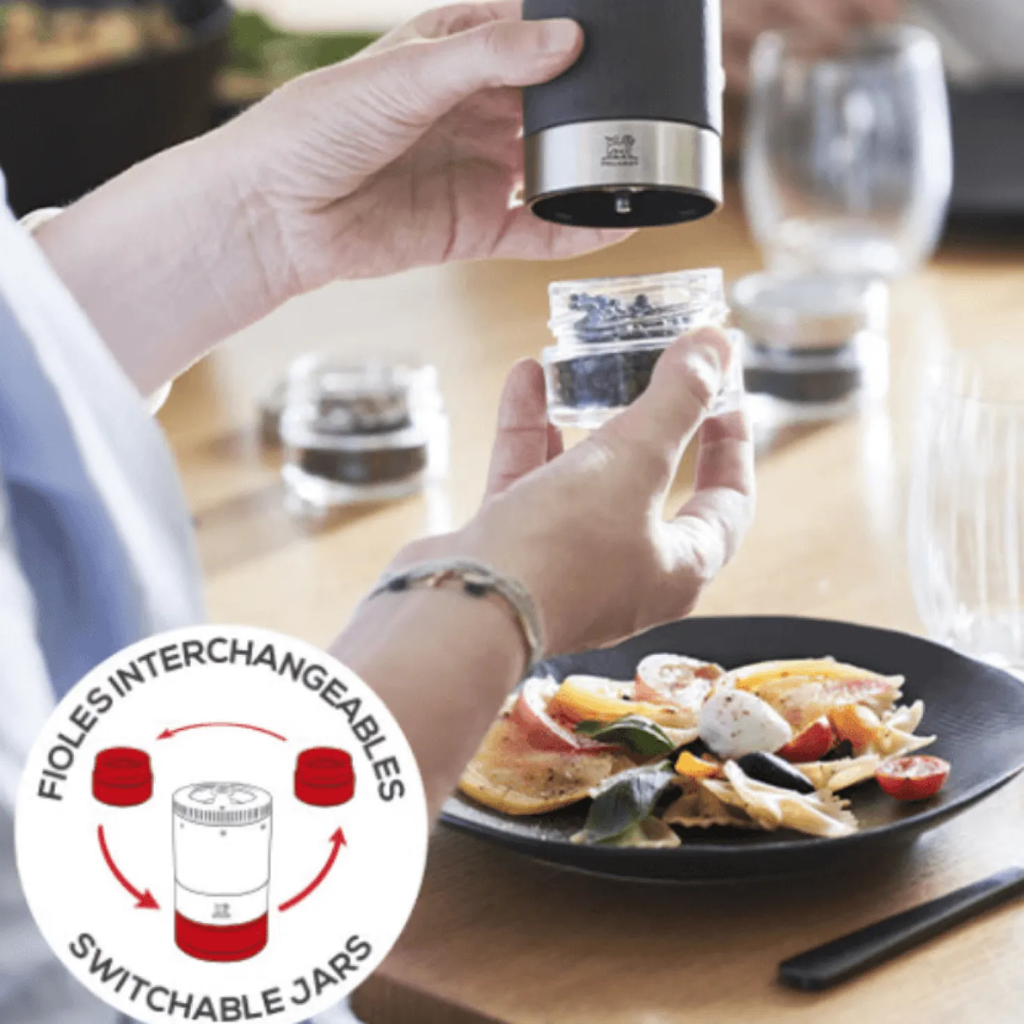 Moulin à poivre Maestro u´select+3 poivres - Peugeot