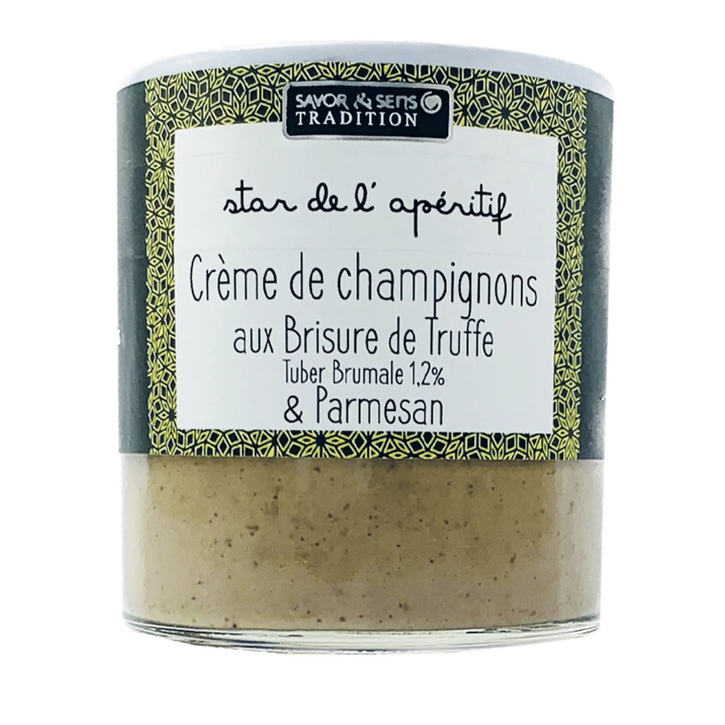 Moutarde Bio brisures de Truffe noire 130 gr - Savor et Sens