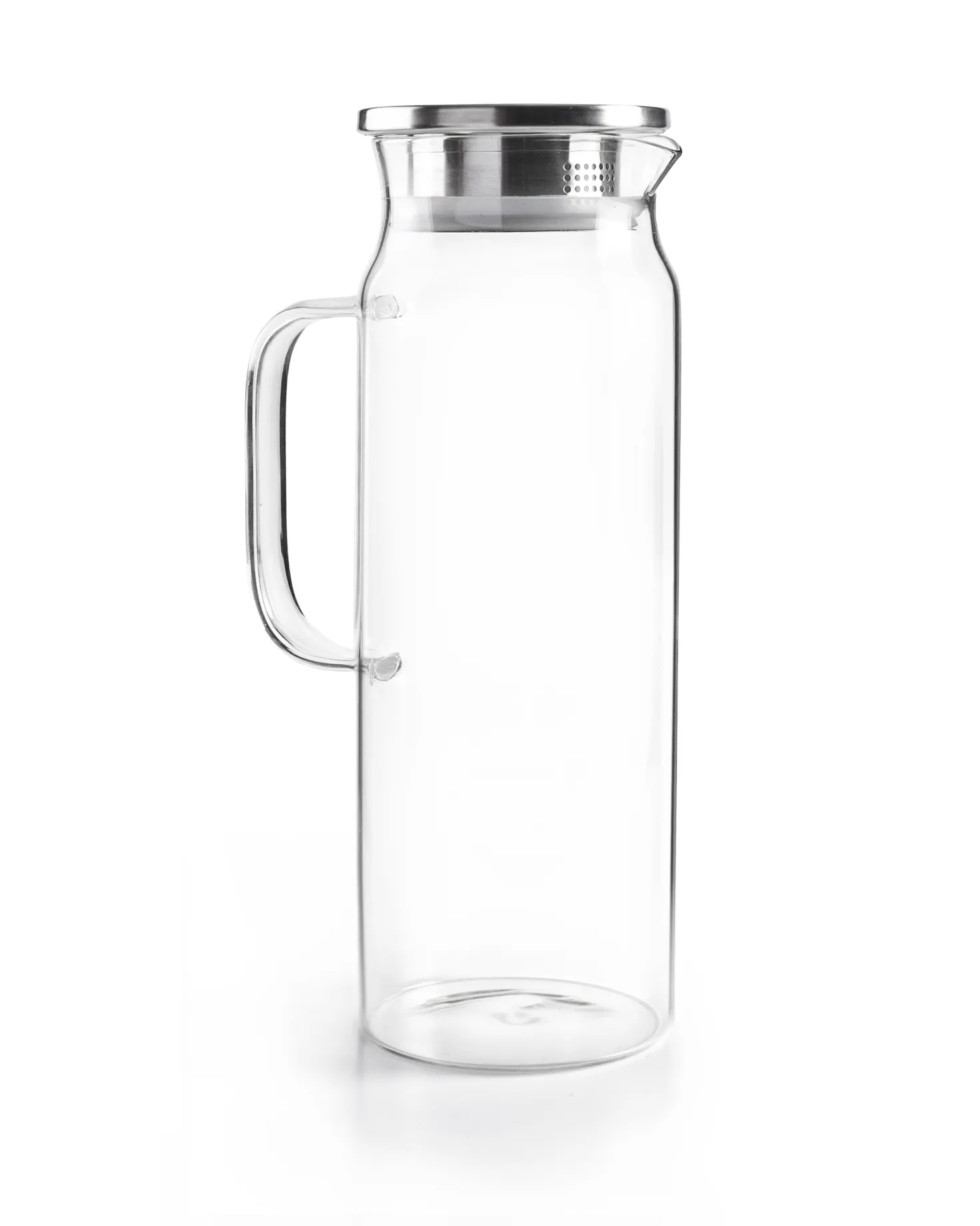 Pichet en verre 1.5L avec bouchon filtre inox - Ibili