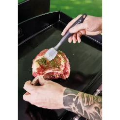 Pinceau en silicone noir et transparent 25 cm - De Buyer