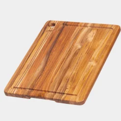 Planche à découper en teck FSC 41x30,5cm - Teakhaus